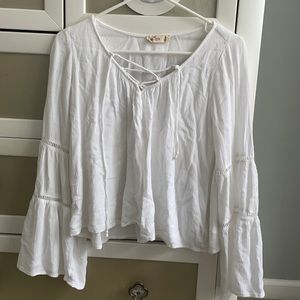 hollister white top